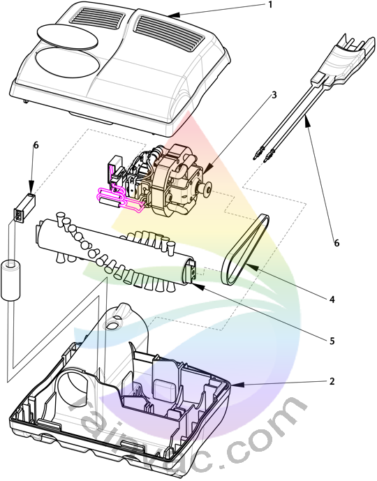 Rainbow Vacuum RainbowMate Model RM-12 Black Series v1 Parts