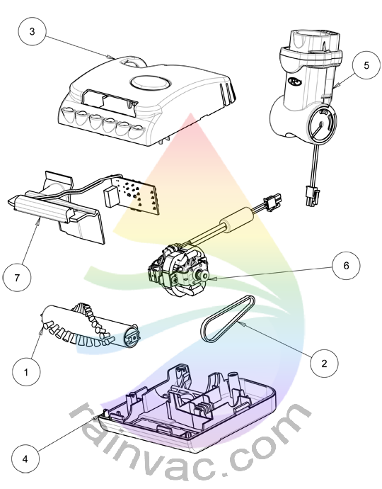 Rainbow Vacuum RainbowMate Model RM-12 SRX/Black Series v2 Parts