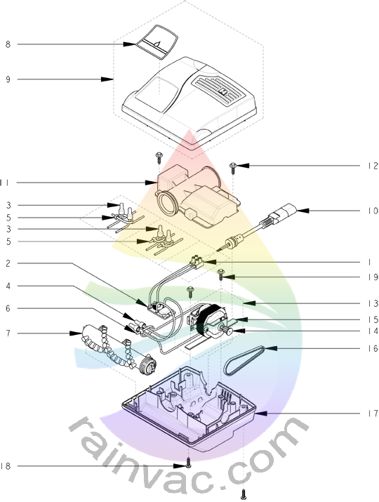 Rainbow Vacuum RainbowMate RM-2E (e SERIES™) Parts