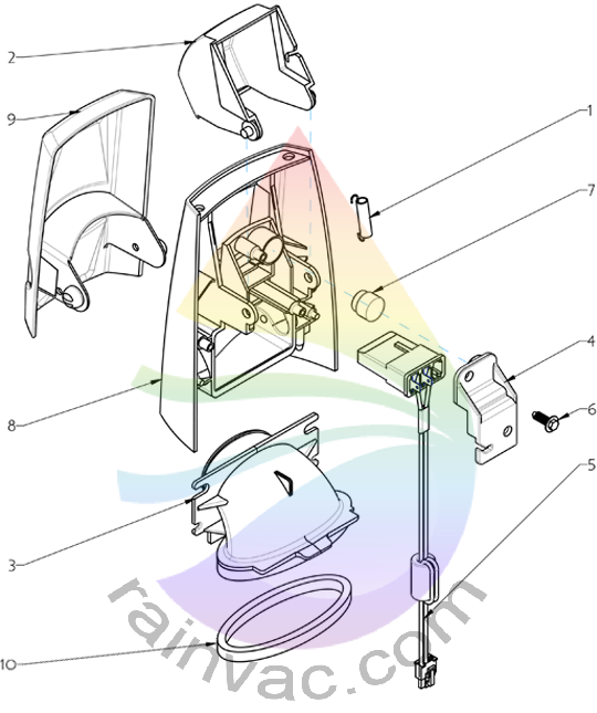 Rainbow Vacuum SRX Face Plate Parts